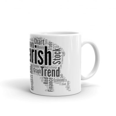 Bearish Word Collage Coffee Mug