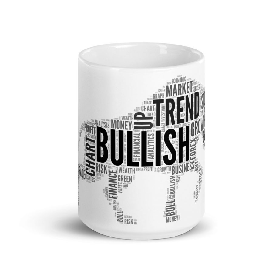 Bullish Word Collage Coffee Mug